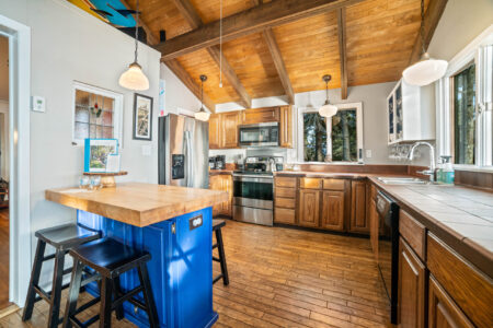 Fully equipped kitchen at Bayview Cottage