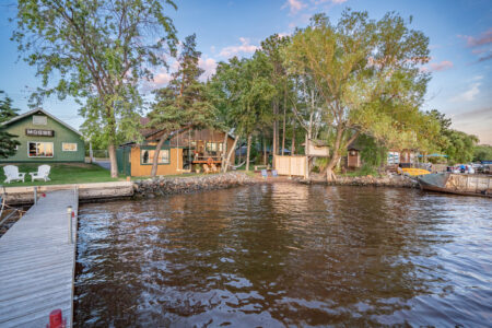 Direct water access on Superior Bay from this Duluth vacation rental.